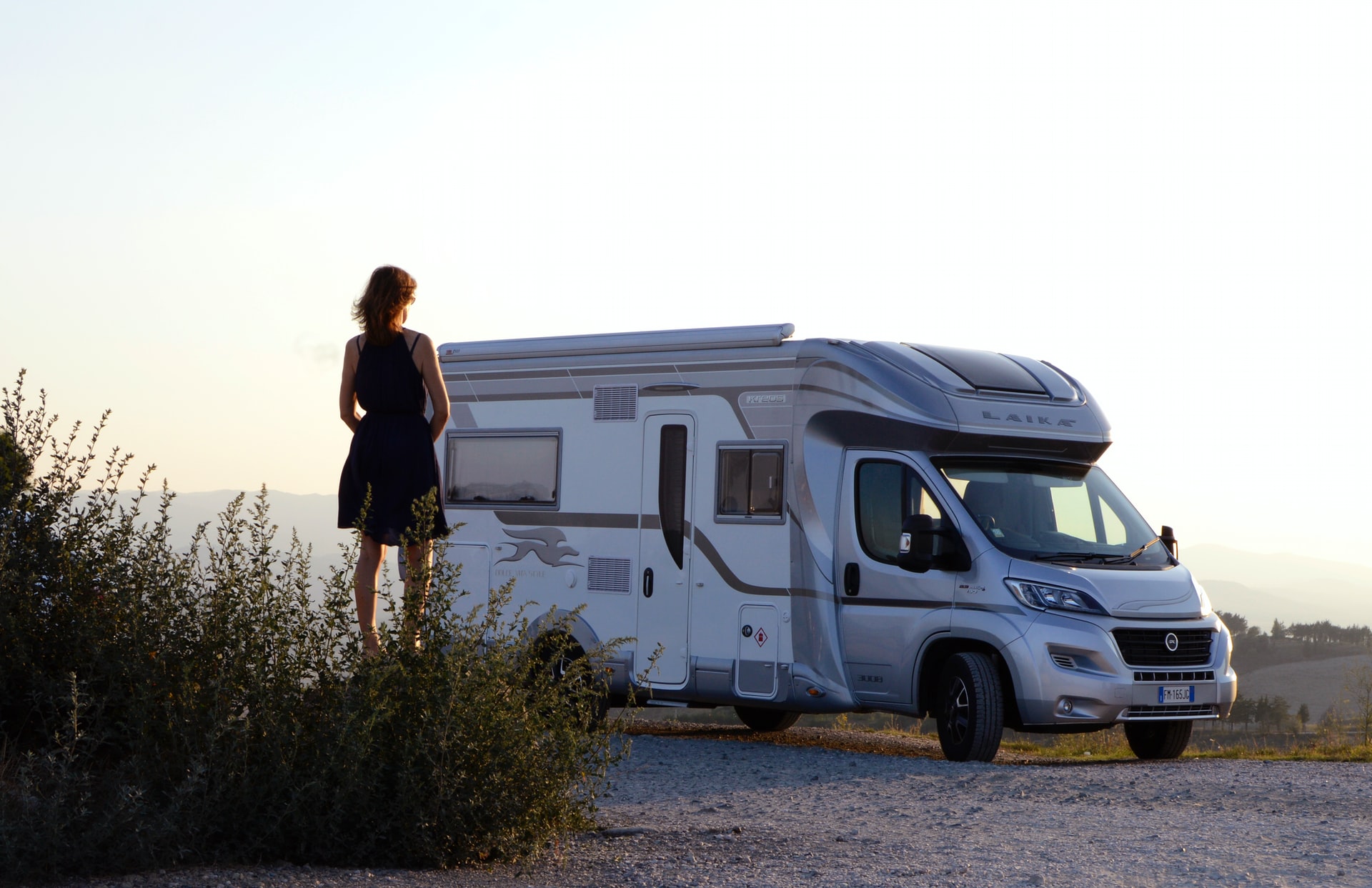 Where are campervans allowed to park overnight?